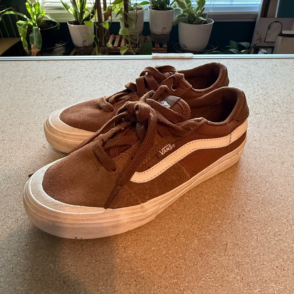 Vans Brown Suede Sneakers
